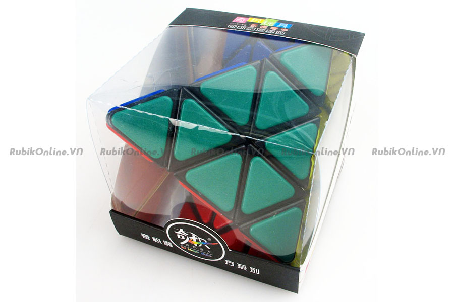 QJ Pyraminx with display box - Rubik chất lượng cao H2 Rubik VN