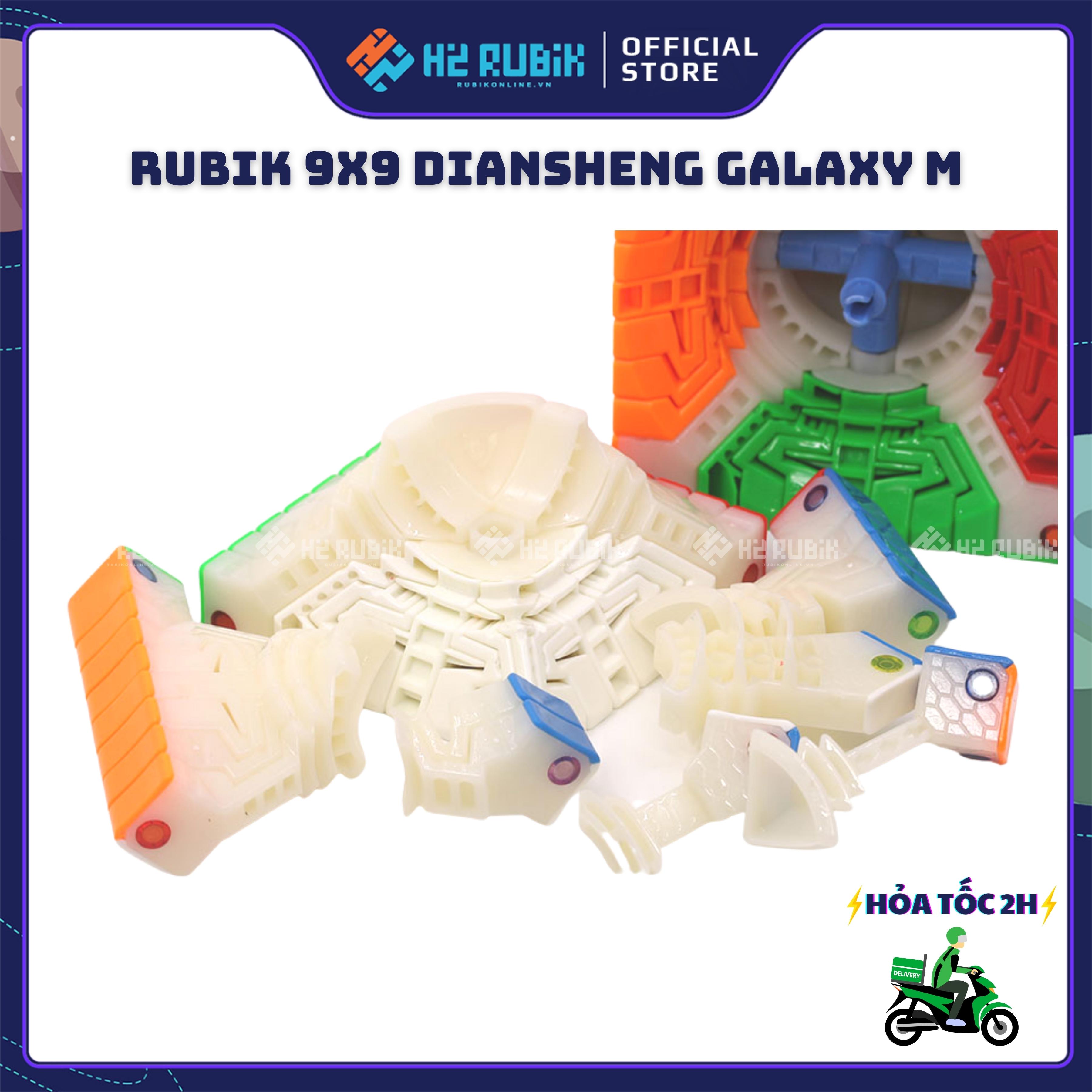 Rubik 9x9 Diansheng Galaxy có nam châm sẵn H2 Rubik Shop