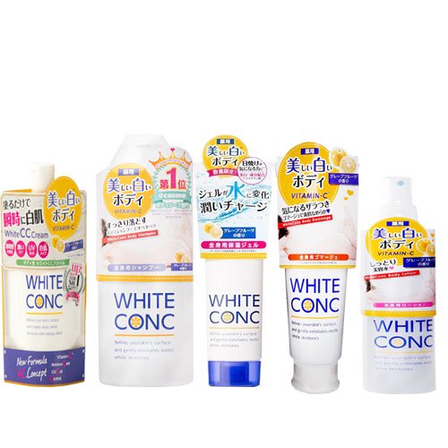 Review trọn bộ sản phẩm trắng da White Conc