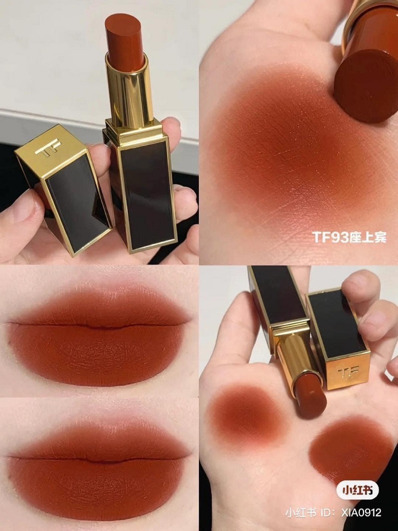 SON TOMFORD LIP COLOR SATIN MATTE #93 INVITE ONLY - cam nâu đất | Hàng Xách  Tay Giá Tốt HeaStore