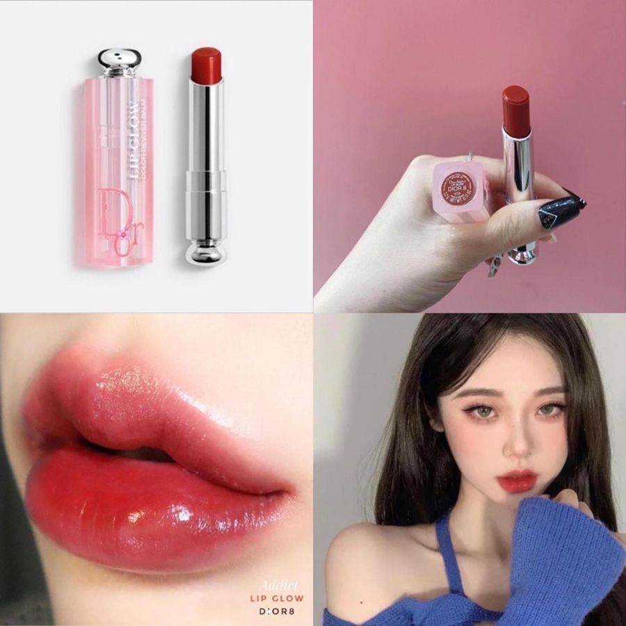 Son dưỡng Dior Lip Glow  Nhiều màu và Swatch ở phân loại  Son dưỡng môi  trị thâm  TheFaceHoliccom