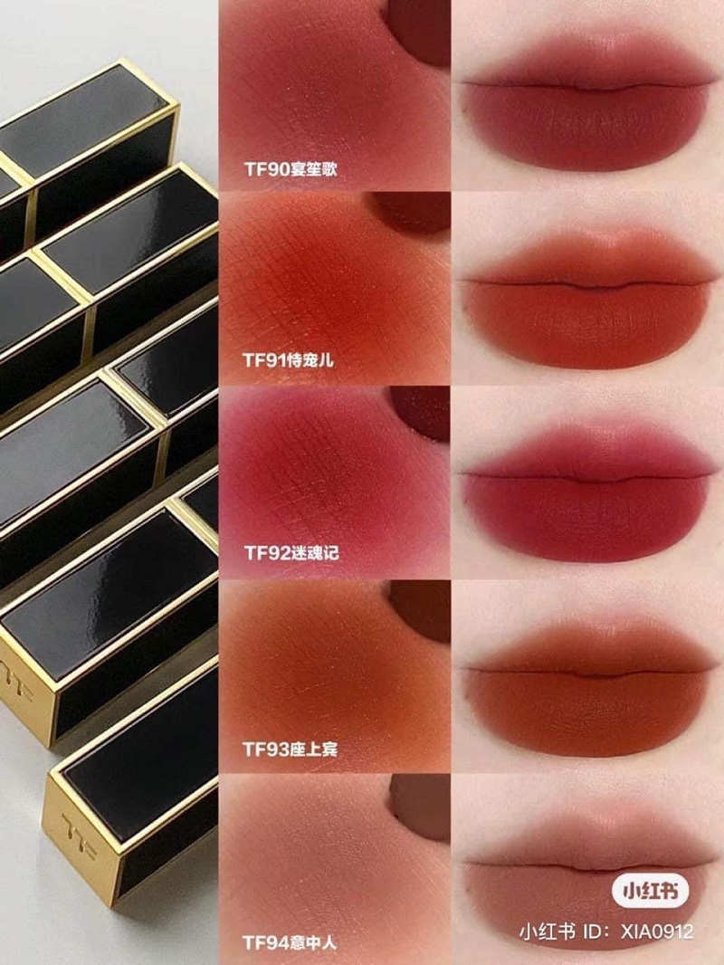 Son Tomford Lip Color Satin Matte #91 Lucky Star Màu Đỏ Thuần | Hàng Xách  Tay Giá Tốt Heastore