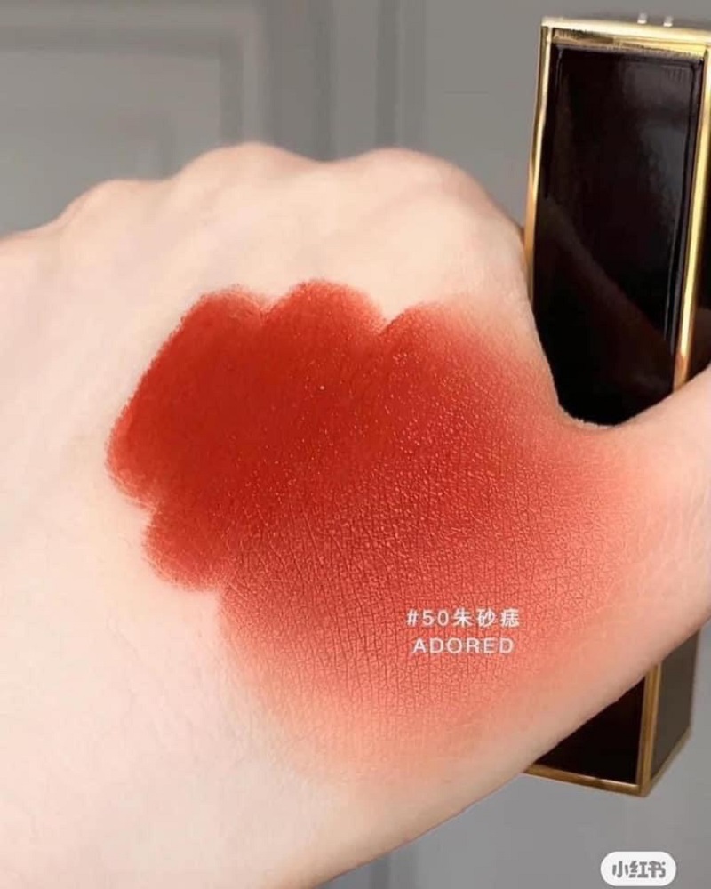 SON TOMFORD LIP COLOR 50 ADORED MÀU ĐỎ CAM CHÁY | Hàng Xách Tay Giá Tốt  HeaStore