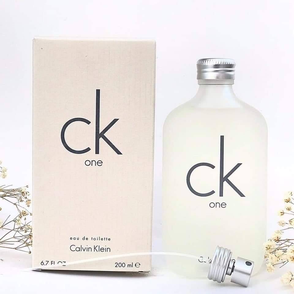 NƯỚC HOA CALVIN KLEIN CK ONE EAU DE TOILETTE 200ML - TRẮNG | Mỹ phẩm Hea  Store