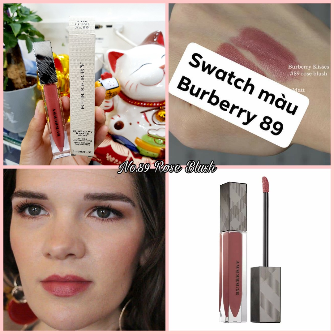 SON BURBERRY KISSES GLOSS - 6ML #89 ROSE BLUSH | Hàng Xách Tay Giá Tốt  HeaStore