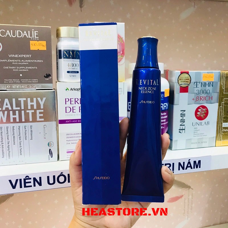 KEM DƯỠNG, CHỐNG NHĂN VÙNG CỔ SHISEIDO REVITAL NECK ZONE ESSENCE 75G