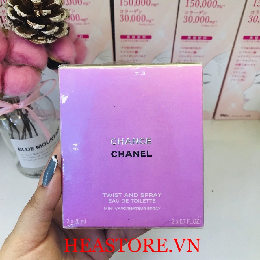 SET NƯỚC HOA CHANEL - SET CHANCE 20ML X 3 EDT ( VÀNG NỮ ) | Hàng Xách Tay Giá Tốt HeaStore SET NƯỚC HOA CHANEL - SET CHANCE 20ML X 3 EDT ( VÀNG NỮ ) | Hàng Xách Tay Giá Tốt HeaStore
