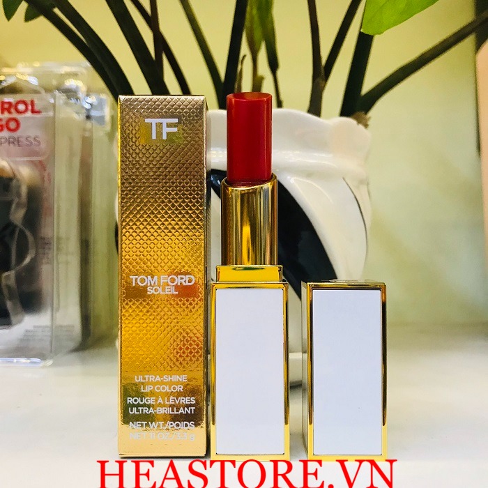 SON TOM FORD SOLEIL ULTRA-SHINE LIP COLOR #07 WILLFUL MÀU ĐỎ CAM SAN  HÔ | Hàng Xách Tay Giá Tốt HeaStore