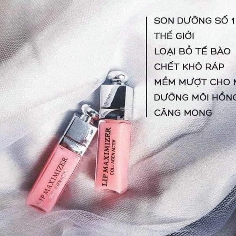 Mẫu MớiCó Hộp Son Dưỡng Có Màu DIOR ADDICT Lip Maximizer  Bicicosmetics