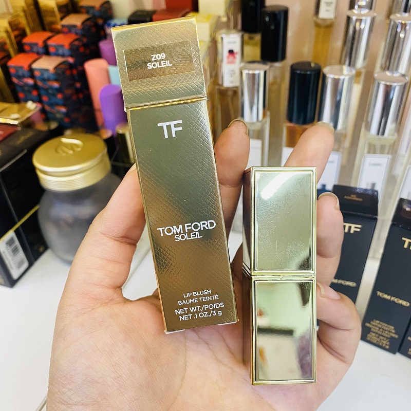 SON DƯỠNG TOM FORD 24K GOLD Z09 SOLEIL LIP BLUSH MÀU HỒNG PHẤN | Hàng Xách  Tay Giá Tốt HeaStore