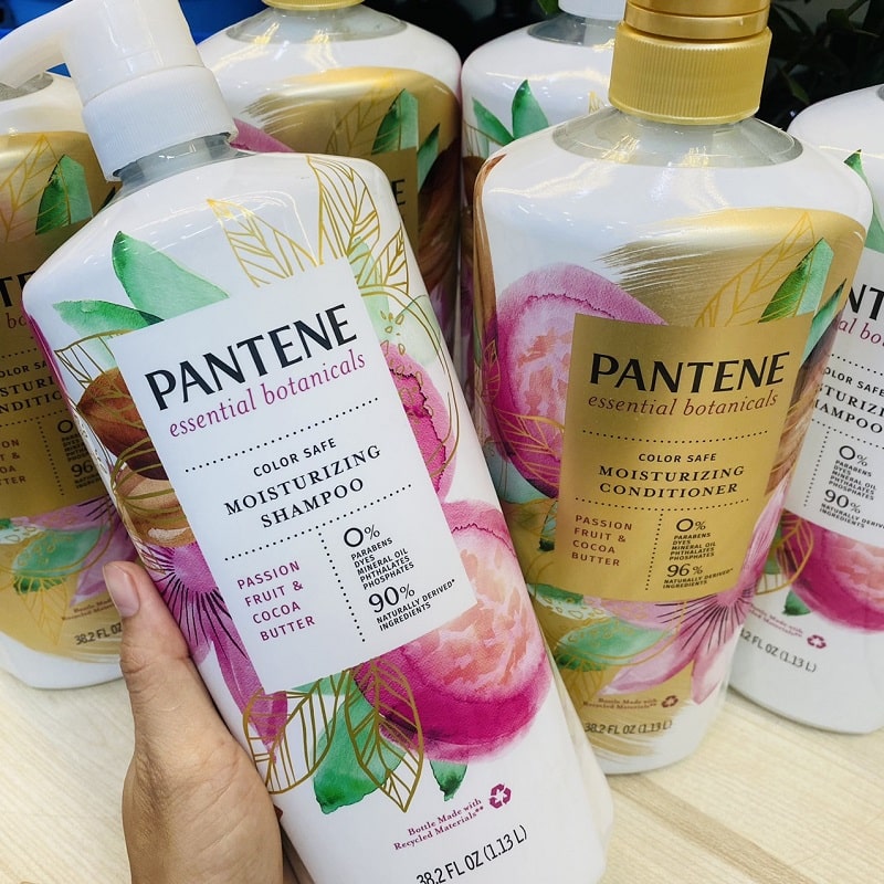 GỘI XẢ PANTENE PASSION FRUIT & COCOA BUTTER 1.13L Hàng Xách Tay Giá