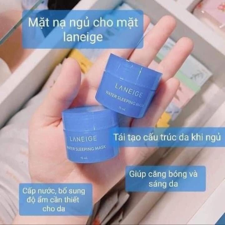 MẶT NẠ NGỦ LANEIGE WATER SLEEPING MASK 15ML (màu xanh) | Hàng Xách Tay Giá Tốt HeaStore