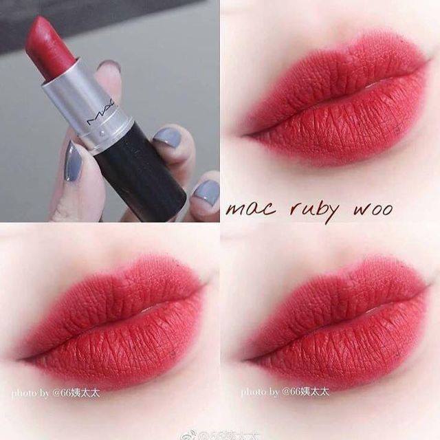 SON MAC RETRO MATTE LIPSTICK ROUGE A LEVRES #707 RUBY WOO | Hàng Xách Tay Giá Tốt HeaStore Son Mac Retro Matte Lipstick Rouge A Levres #707 Ruby Woo | Hàng Xách Tay Giá Tốt Heastore