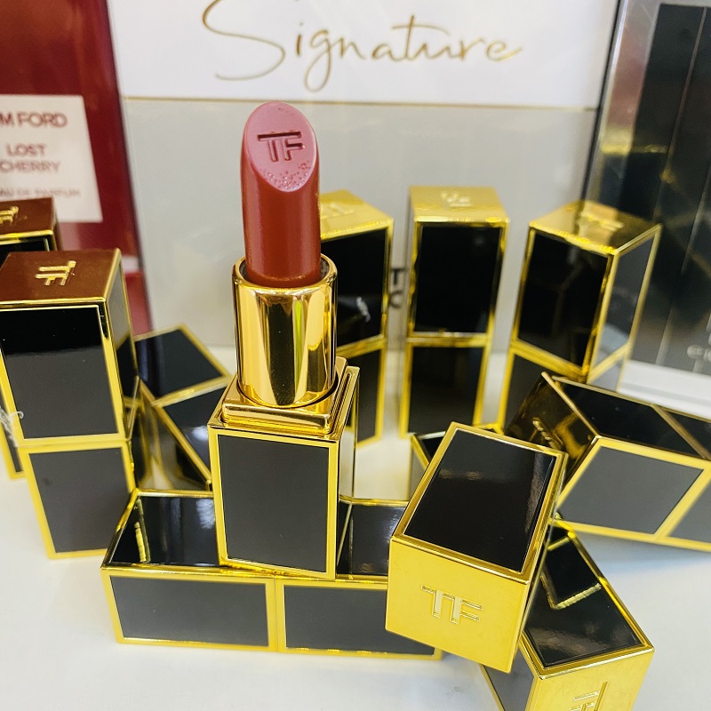 SON TOMFORD LIP COLOR ROUGE À LÈVRES 1X MAURICE MÀU ĐỎ ĐẤT PHA CAM - 2G |  Hàng Xách Tay Giá Tốt HeaStore