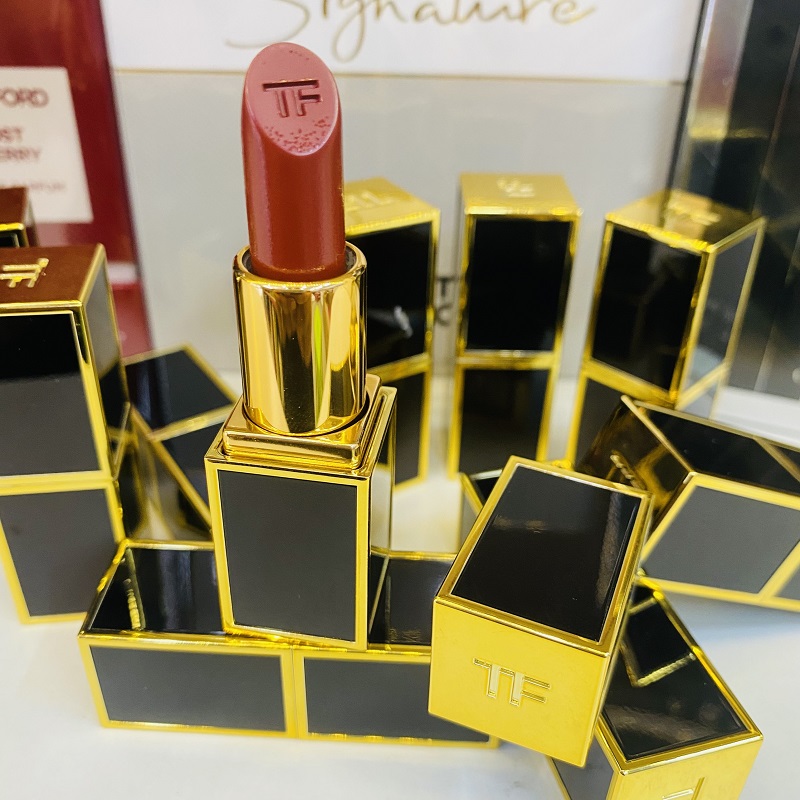 SON TOMFORD LIP COLOR ROUGE À LÈVRES 1X MAURICE MÀU ĐỎ ĐẤT PHA CAM - 2G |  Hàng Xách Tay Giá Tốt HeaStore