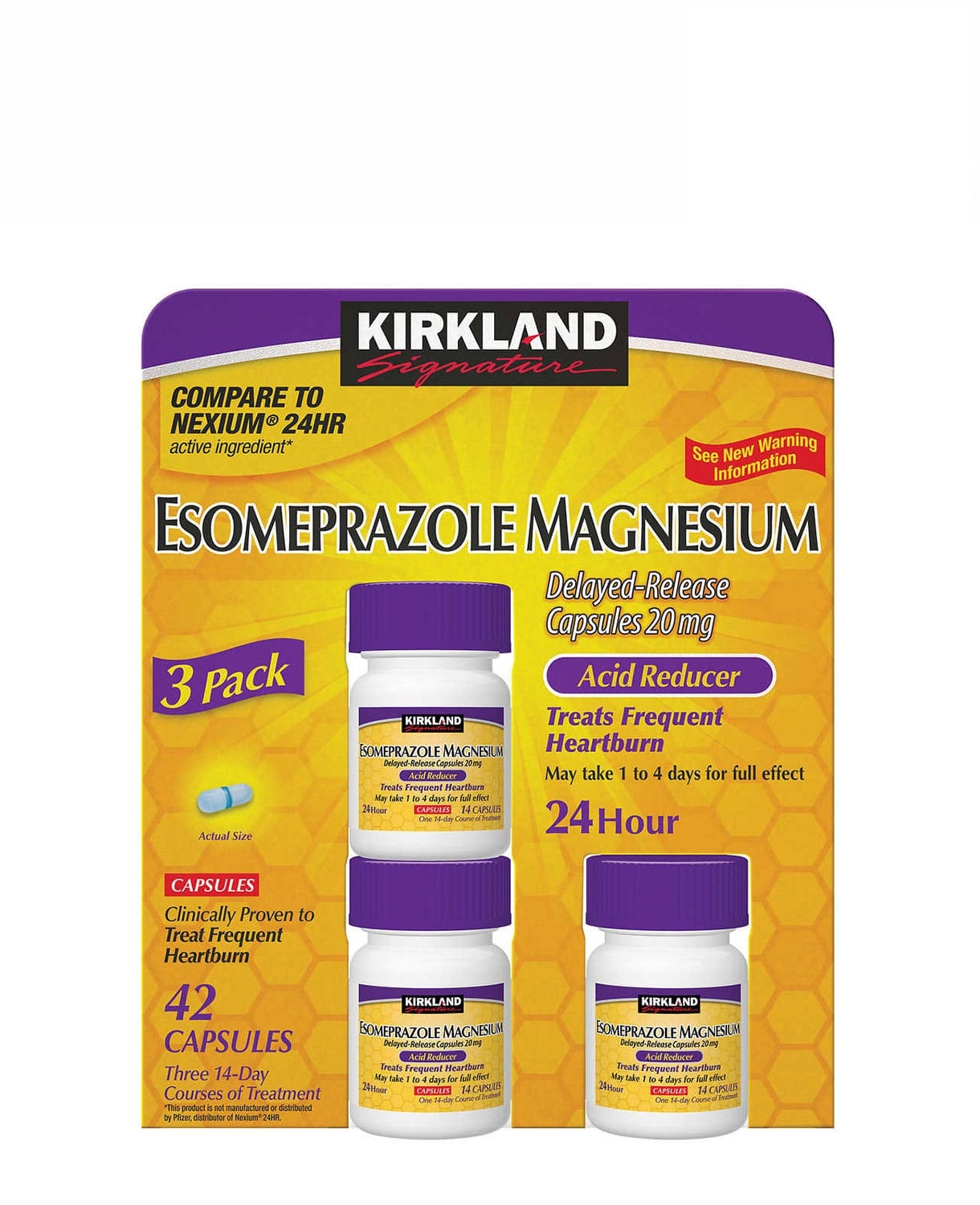 VIÊN UỐNG GIẢM AXIT DẠ DÀY, Ợ NÓNG KIRKLAND ESOMEPRAZOLE MAGNESIUM 42