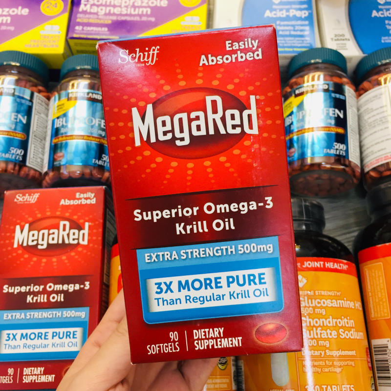 VIÊN UỐNG DẦU NHUYỄN THỂ MEGARED OMEGA 3 KRILL OIL 500MG - 90 VIÊN ...
