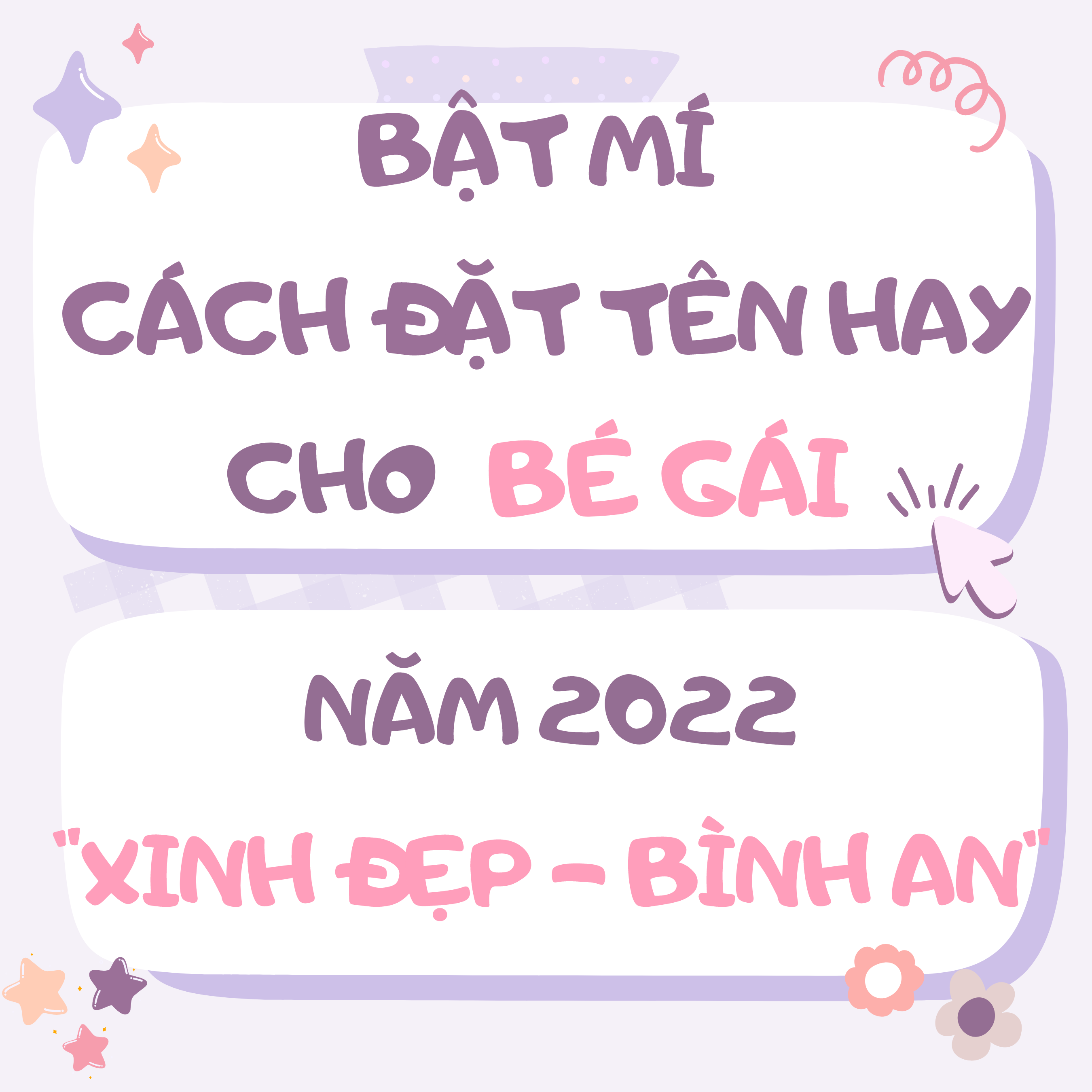 ĐẶT TÊN CON GÁI NĂM 2022