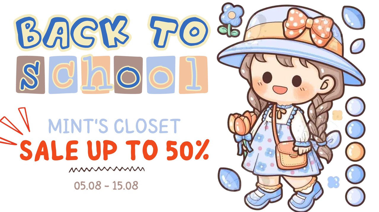 Sale 70% - Back To School