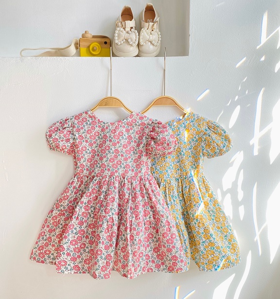 Váy Baby Doll Hoa Nhí Quần Áo Trẻ Em - Mint\'s Closet