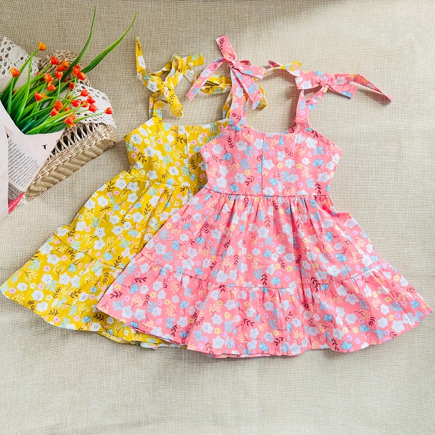 Đầm babydoll hai dây tết xoè rộng váy maxi dáng dài 2 dây chất thô mềm về  nhiều màu xanh lá hồng trắng be nâu hàn quốc XƯỞNG MAY B&Q | Lazada.vn