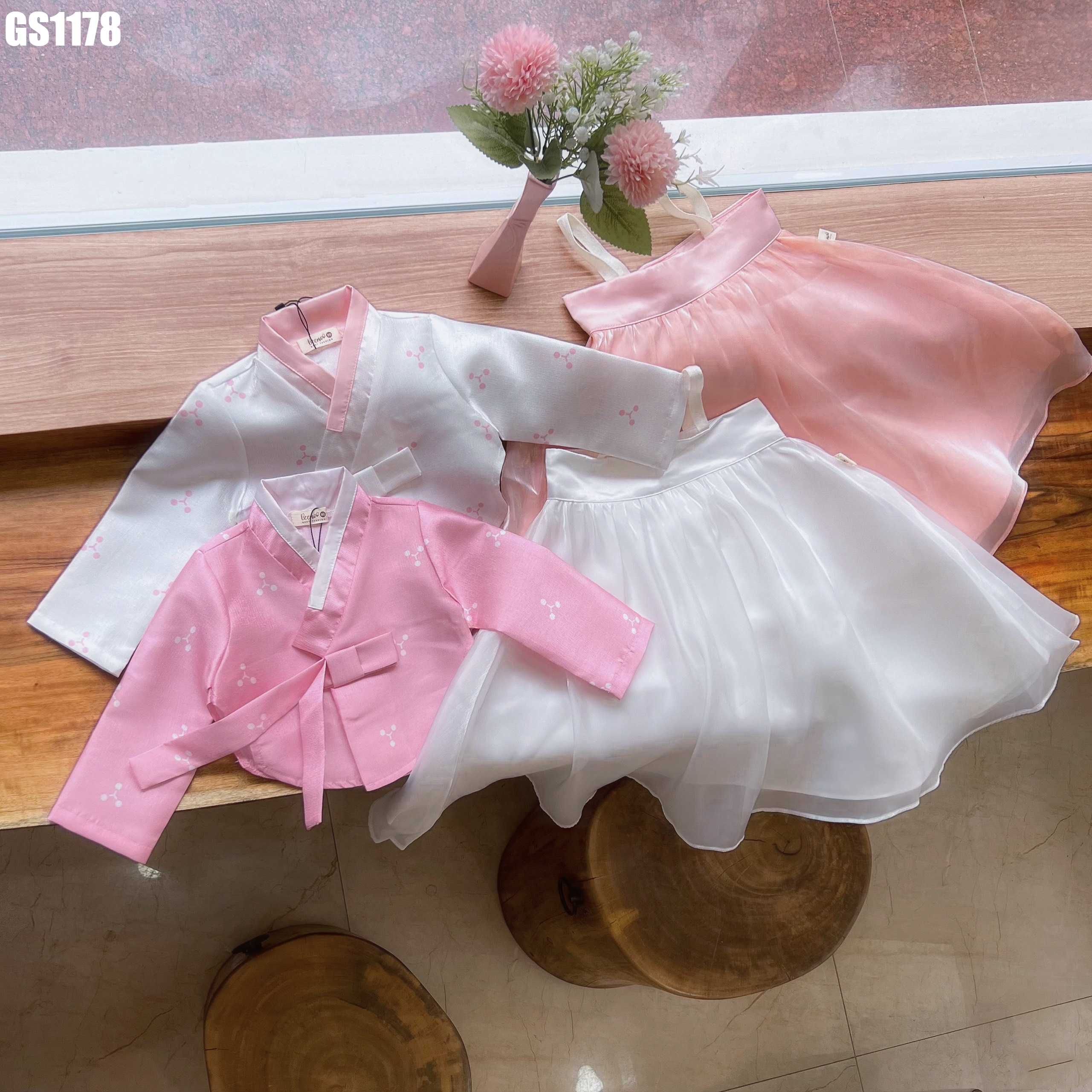 Hanbok hàn quốc cách tân dáng ngắn – Miêu Quán