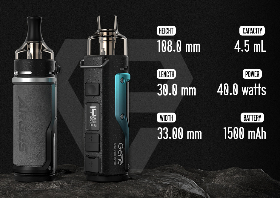 ARGUS 40W Pod Mod kit 1500mah Hàng Chính Hãng Voopoo | Vape87.com