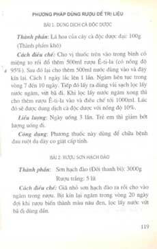 100 Cách uống rượu trị bệnh