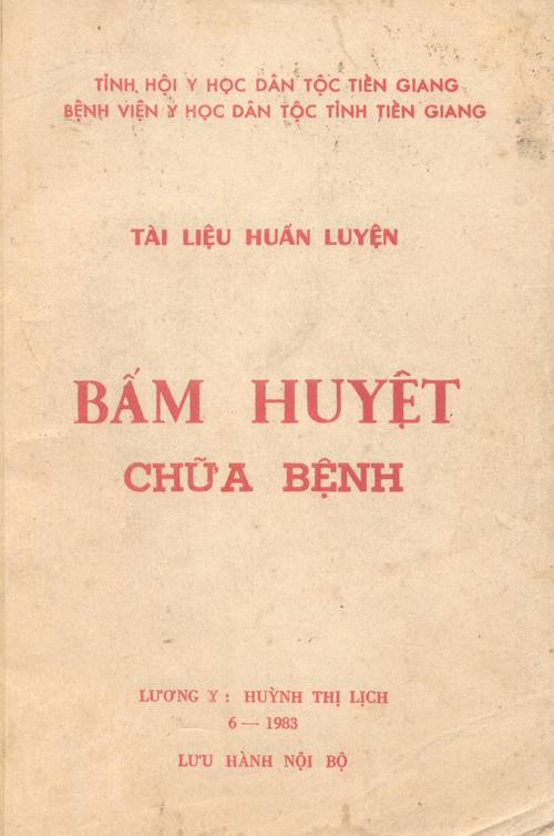 Tài liệu huấn luyện: Bấm huyệt chữa bệnh