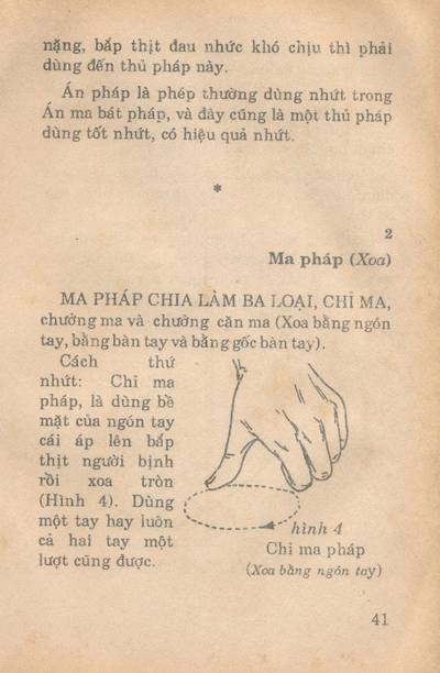 Án ma pháp - Xoa bóp để trị bệnh