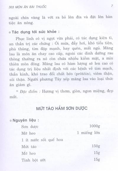 303 món ăn bài thuốc