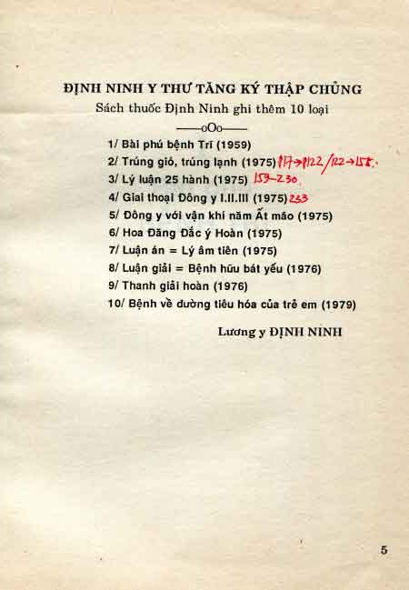Định Ninh y thư Tăng ký thập chủng