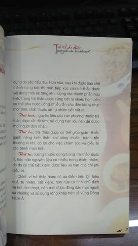 Trà thảo dược giảm cân hạ cholesterol