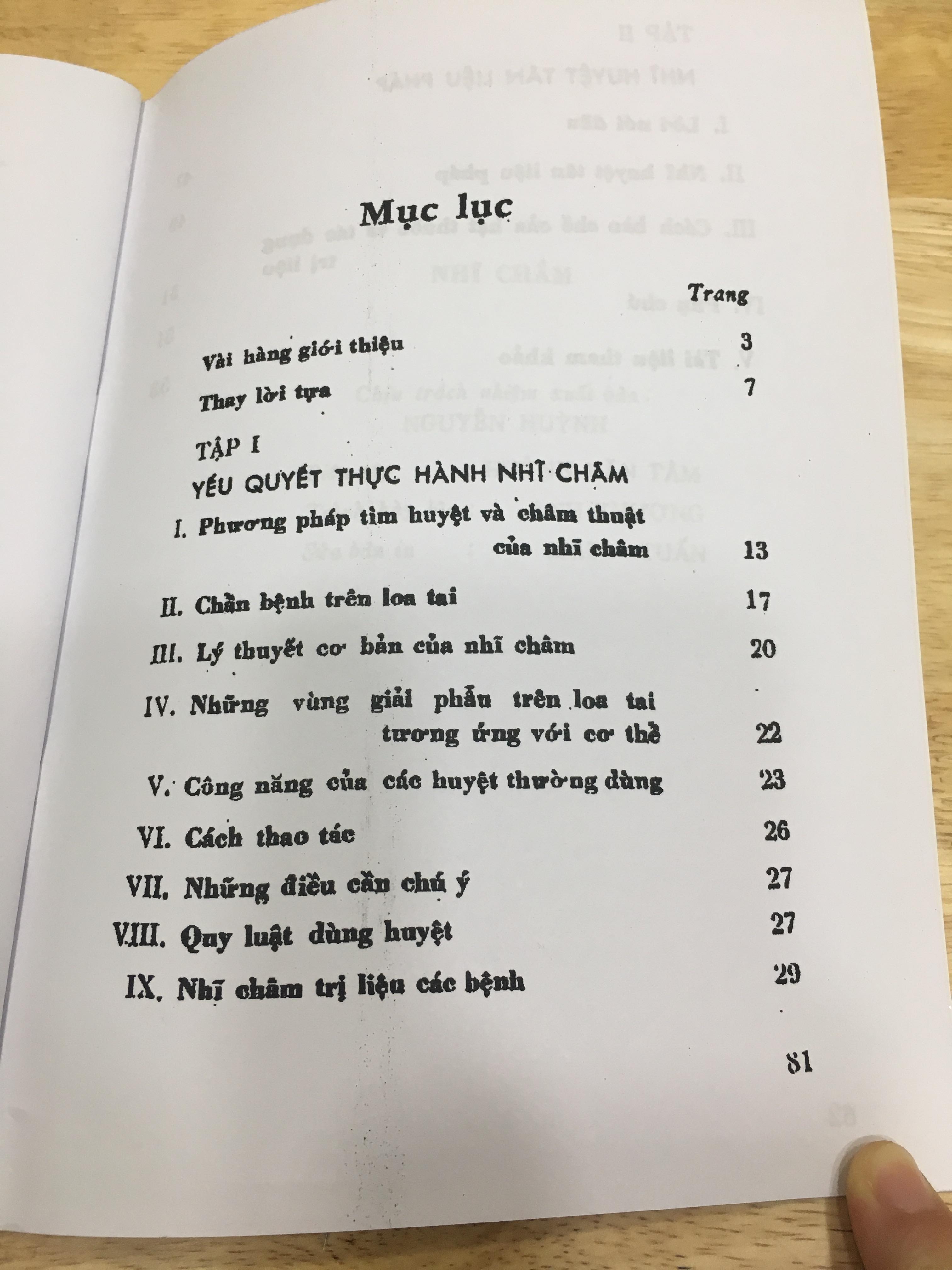 Yếu quyết thực hành nhĩ châm