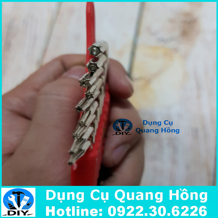 Bộ lục giác hoa thị có lỗ 9 chi tiết TopWin