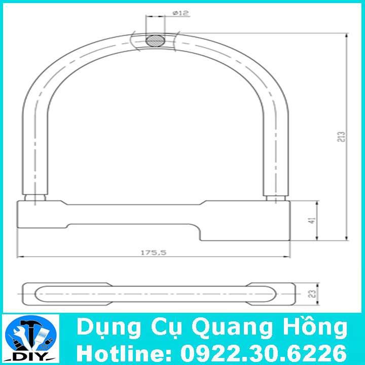 Khóa xe máy Việt Tiệp 06975