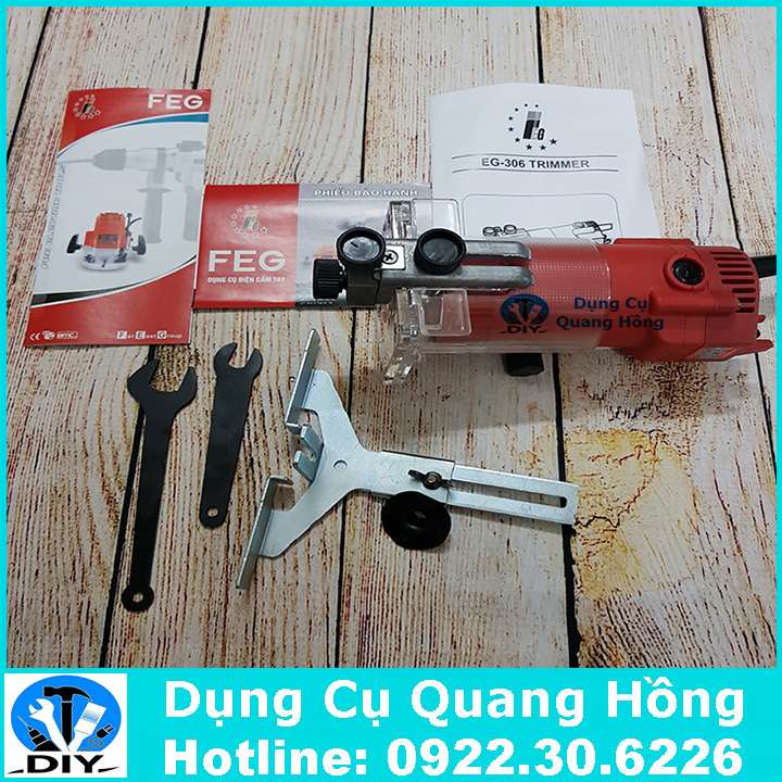 Máy phay, soi gỗ cầm tay FEG EG-306 chuyên dụng chính hãng