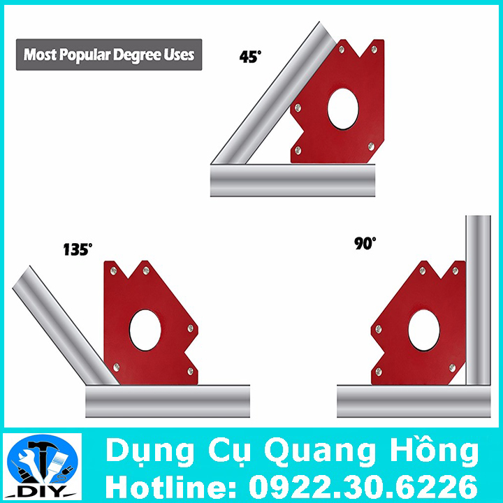 Nam châm ke góc vuông CT603 lực hút 33kg