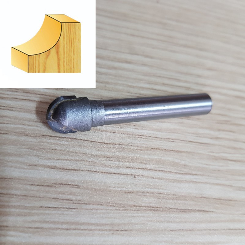 Mũi phay gỗ Alu 10mm trục 6.35mm