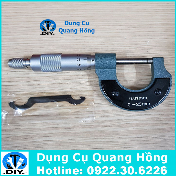 Thước Panme đo ngoài 0 - 25mm