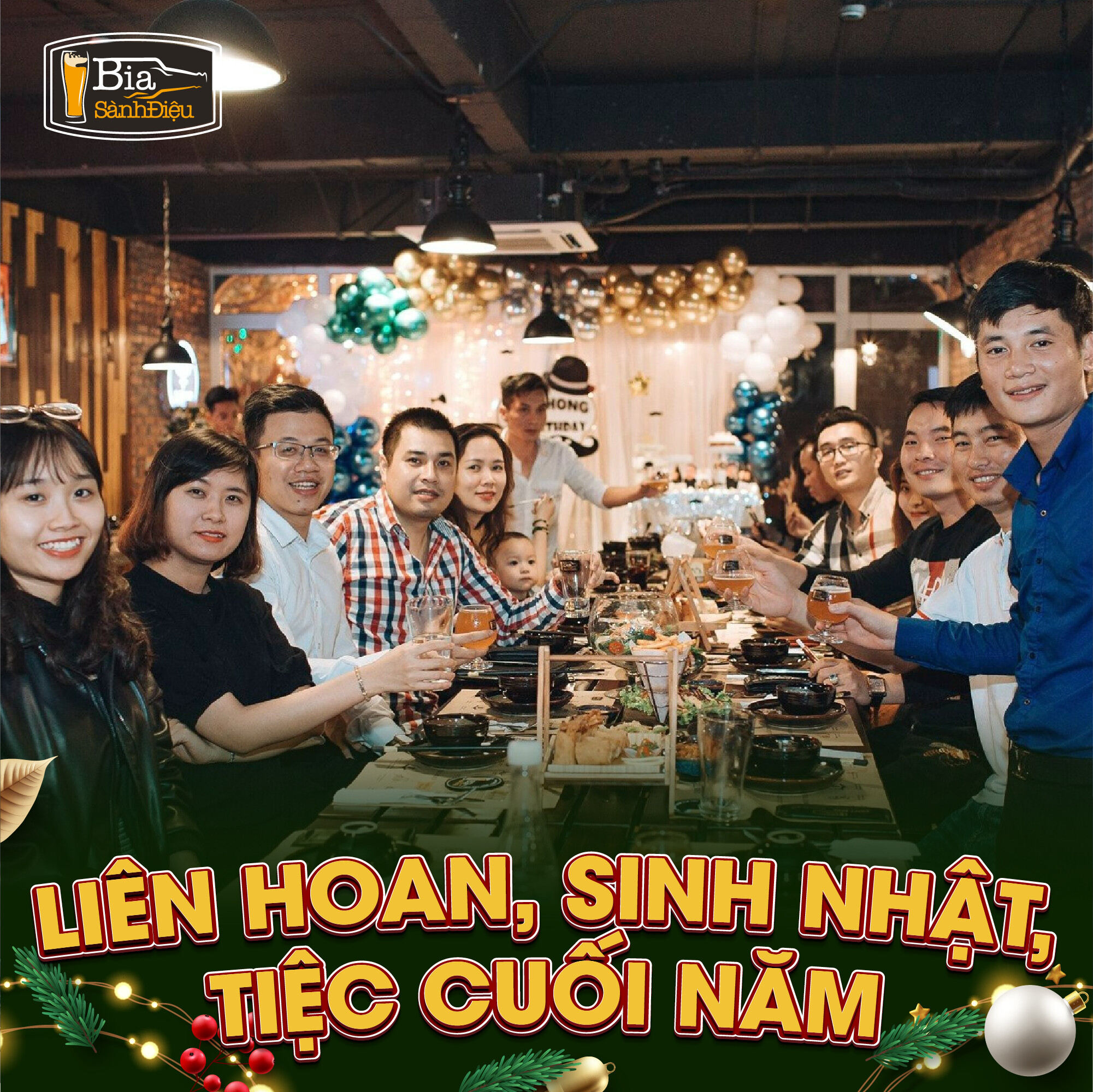 Combo ăn uống cho Nhà hàng Bia Sành Điệu tại Hà Nội