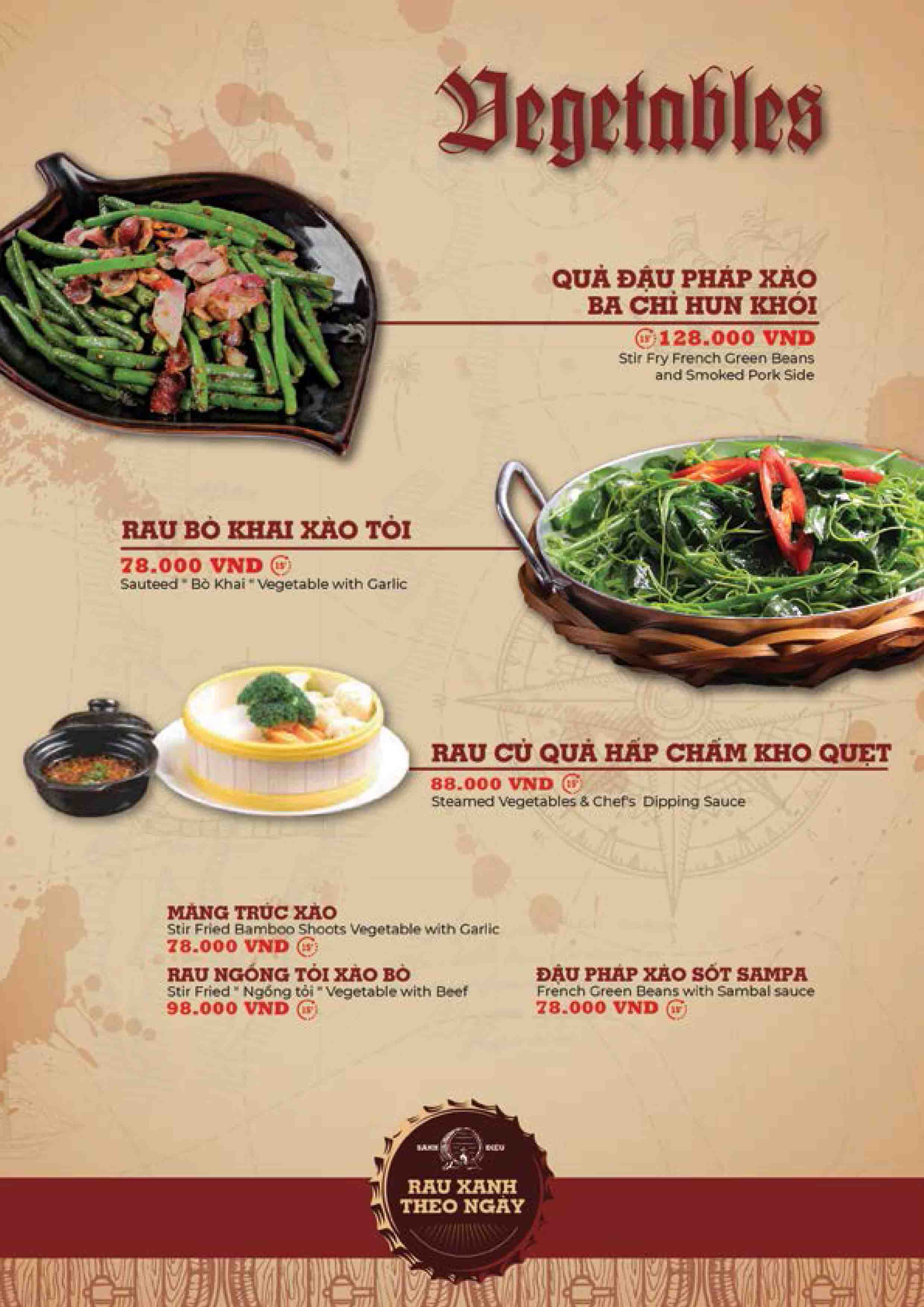 MENU ĐỒ ĂN