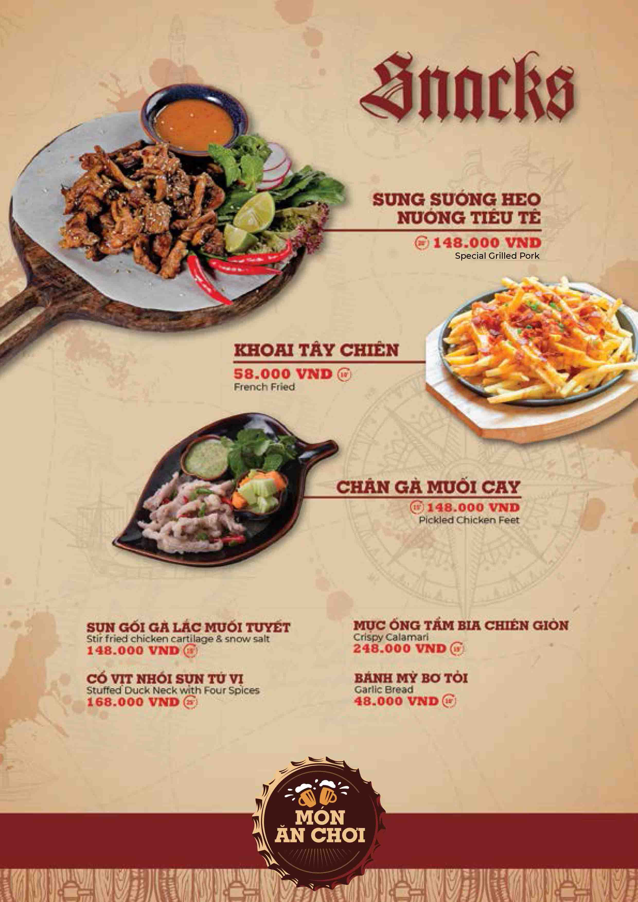 MENU ĐỒ ĂN