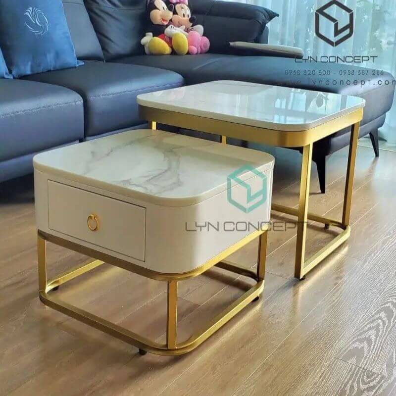 12+ Mẫu Bàn Trà Đôi Vuông Hiện Đại - Giá Tốt Nhất