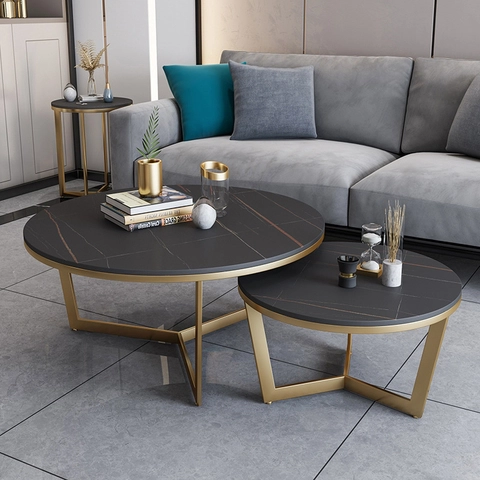 Bàn trà sofa chân sắt đẹp và hiện đại