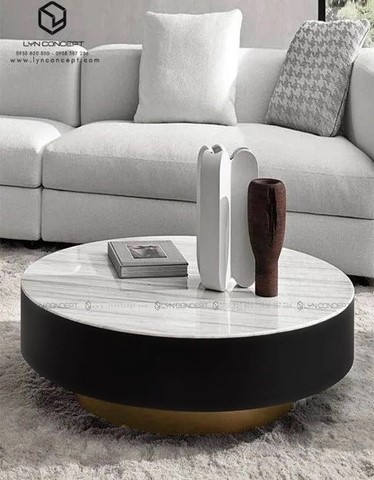 50+ Mẫu Bàn Trà Tròn, Bàn Sofa Tròn Chân Sắt Mặt Đá Đẹp, Hiện Đại