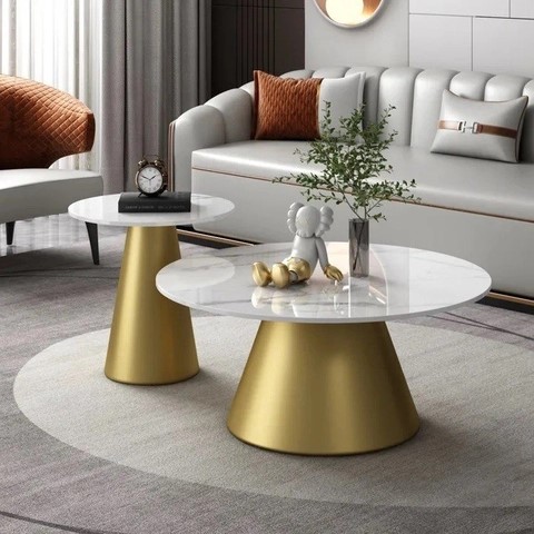50+ Mẫu Bàn Trà Tròn, Bàn Sofa Tròn Chân Sắt Mặt Đá Đẹp, Hiện Đại