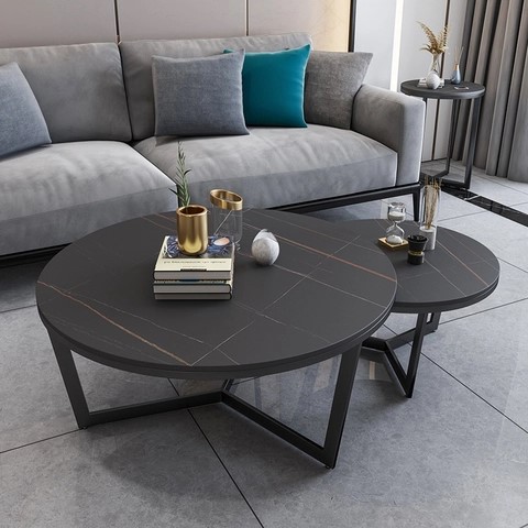 50+ Mẫu Bàn Trà Tròn, Bàn Sofa Tròn Chân Sắt Mặt Đá Đẹp, Hiện Đại