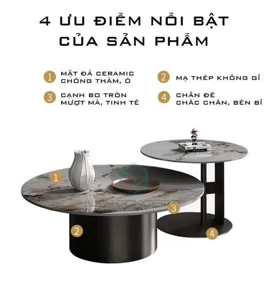 Bàn Trà Nhập Khẩu Cao Cấp - BTNK04