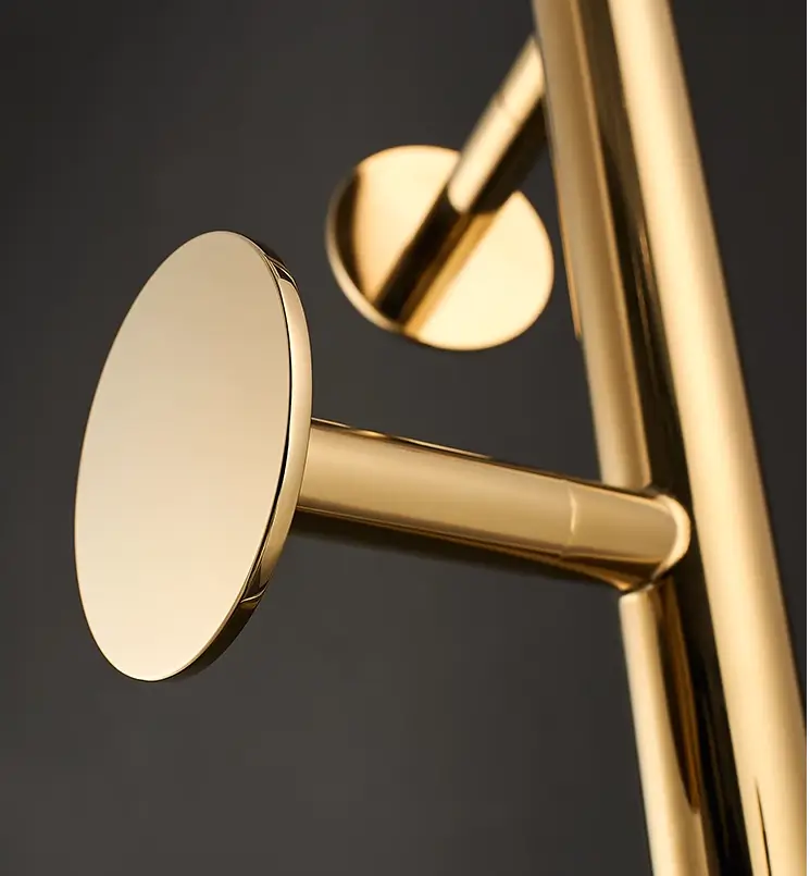 Premium Gold-Plated Stainless Steel Clothes Rack | Elegant & Refined